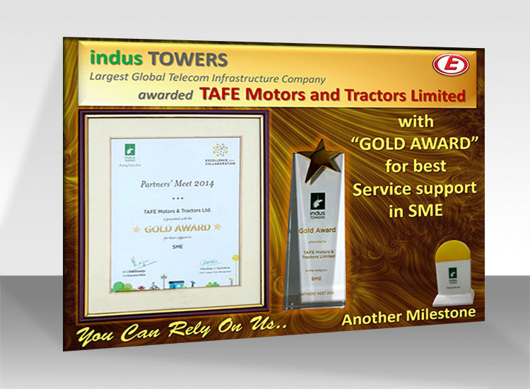 Best Engine in India | Industrial engine | Corporate Award | Indus tower
